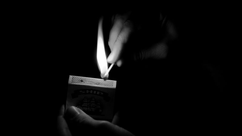 matches, fire, bw, 4k