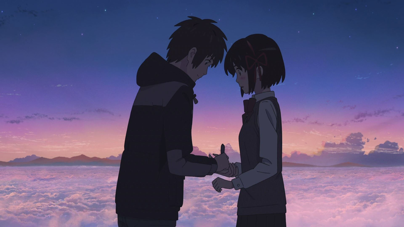 Kimi no Na Wa, love, landscape, anime, Taki Tachibana, Mitsuha Miyamizu
