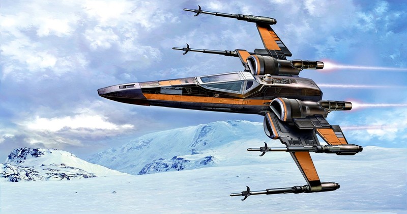 X-wing, artwork, Star Wars Ships, vehicle, Star Wars