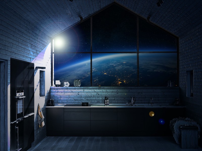 space, room, Earth