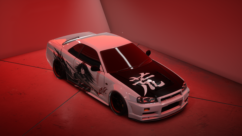 red, Need for Speed, white, Nissan GTR