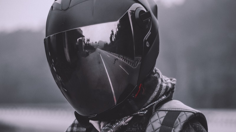 photography, helmet, reflection, shining, biker