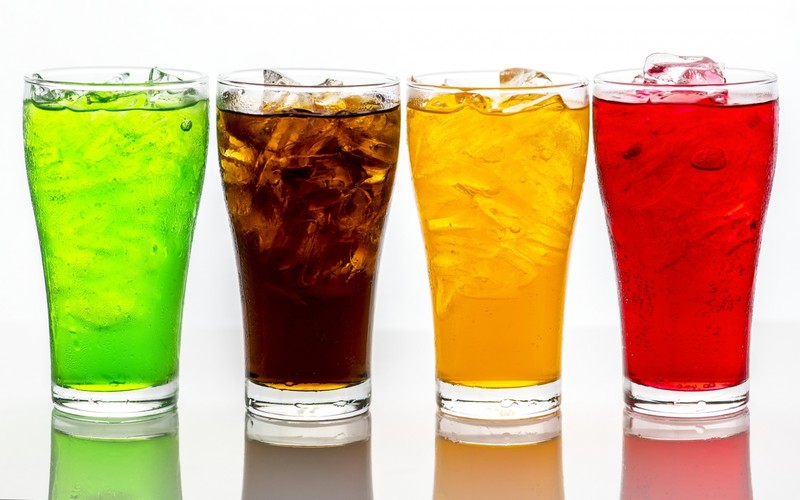 colorful, Lemonade, drink, drinking glass