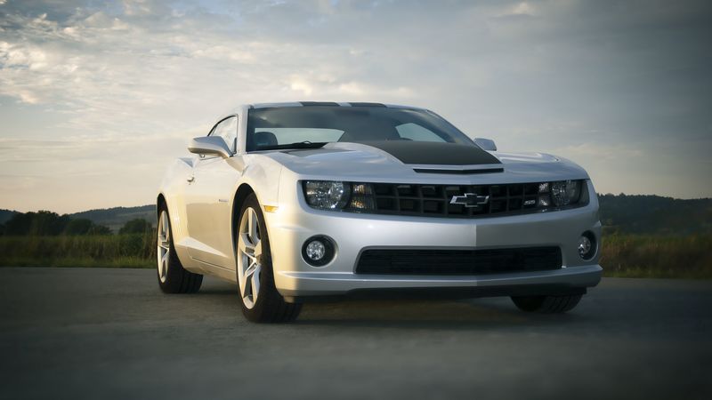 chevrolet camaro, chevrolet, car, sports, asphalt, sky, 4k