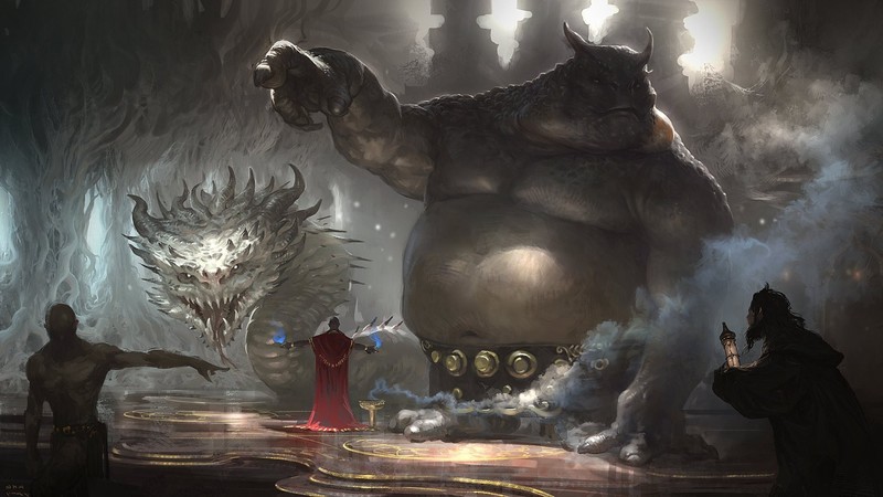 creature, fantasy art, Demon Hunter