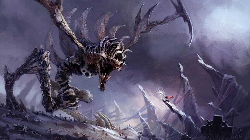 creature, fantasy art, Demon Hunter