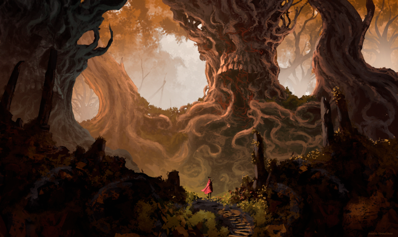 king, men, Fantasy Men, crown, cape, sword, weapon, forest, dark fantasy, fantasy art, trees, environment, artwork, digital art, drawing, illustration, digital painting, Anato Finnstark
