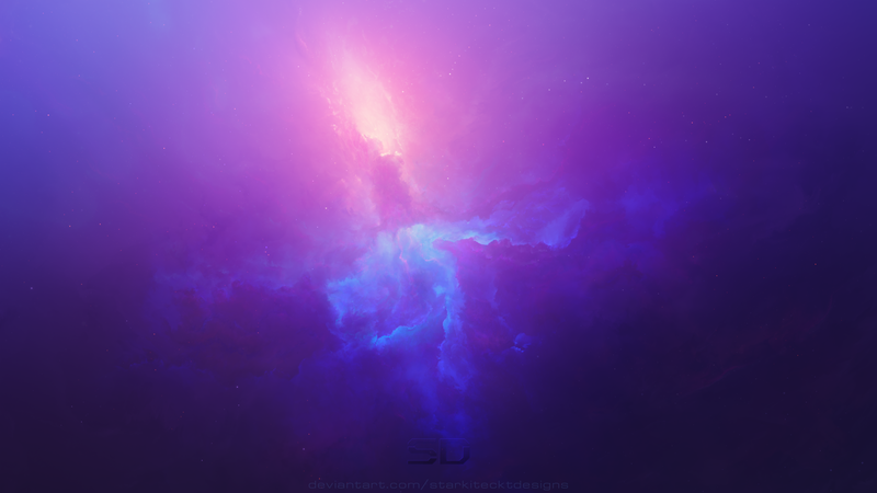 Starkiteckt, space, blue