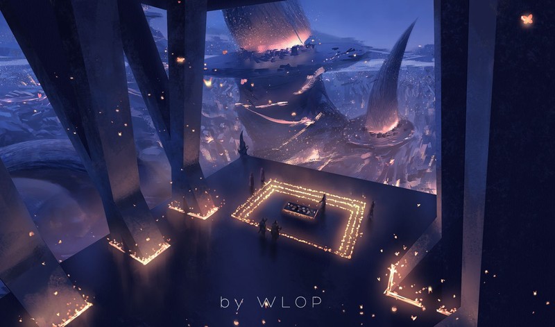 WLOP, fantasy art