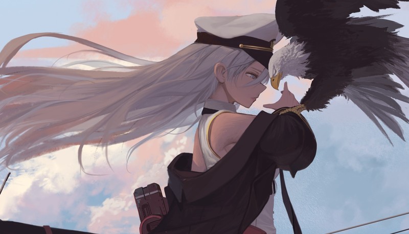 anime, anime girls, Azur Lane, white hair