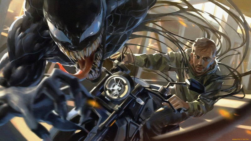 creature, Venom, artwork