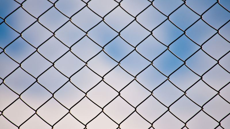 mesh, sky, braided, wire, pattern, 4k