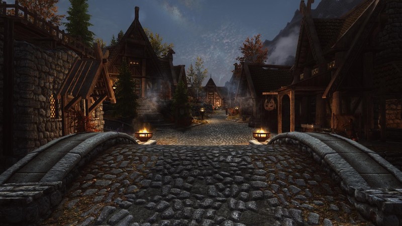 The Elder Scrolls V: Skyrim, video games, screen shot, RPG, SLMP, Whiterun