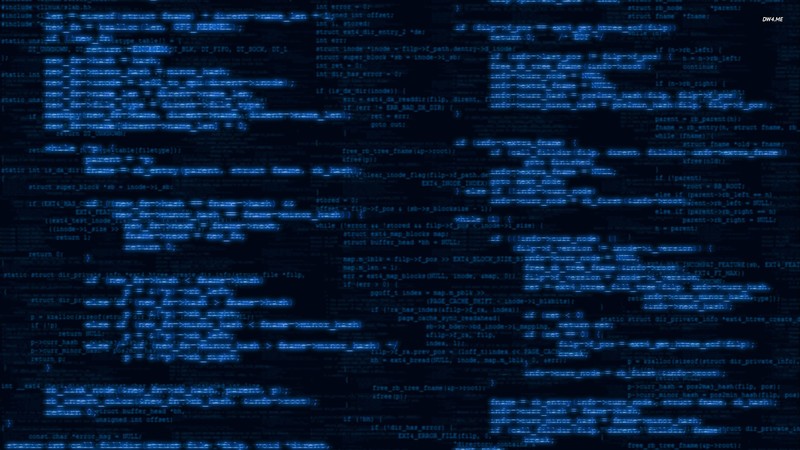programming language, web development, code, programming, computer, blue, blue background, blurred, glowing