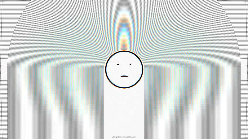 glitch art, abstract, Smile