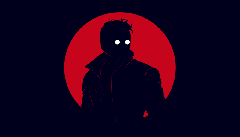 Star Lord, comic books, superhero, minimalism, Marvel Comics, Marvel Cinematic Universe, Marvel Super Heroes