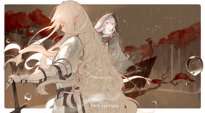 anime girls, anime, original characters, Pixiv Fantasia