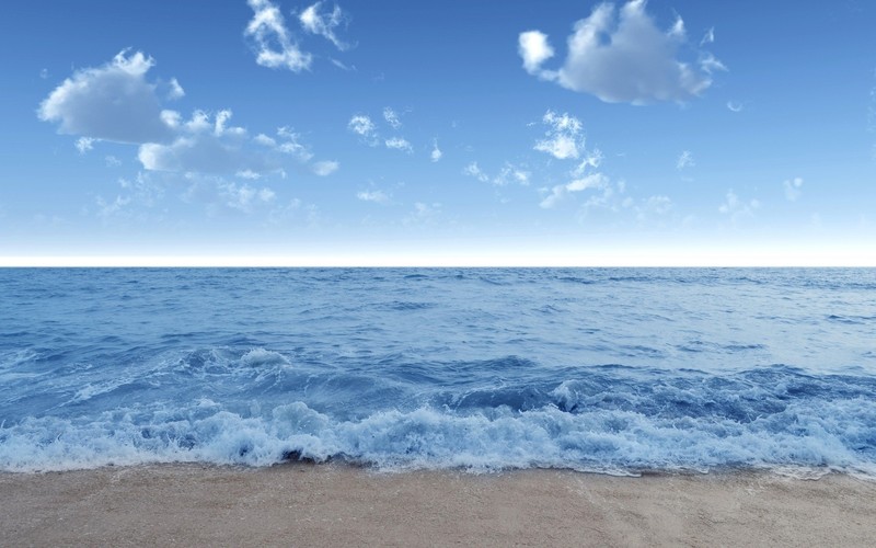 nature, beach, clouds, landscape, sea, sea foam