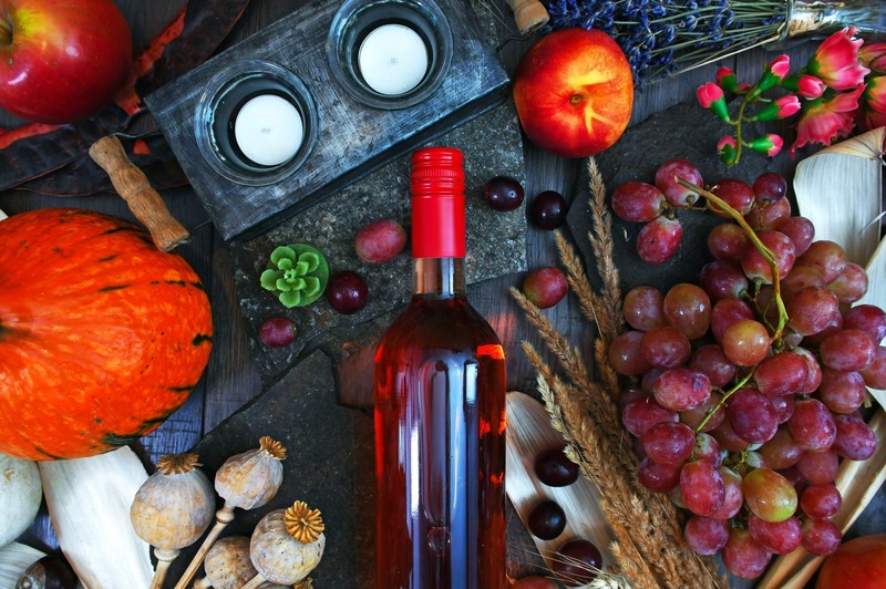 still life, grapes, bottles, food, fruit, wine