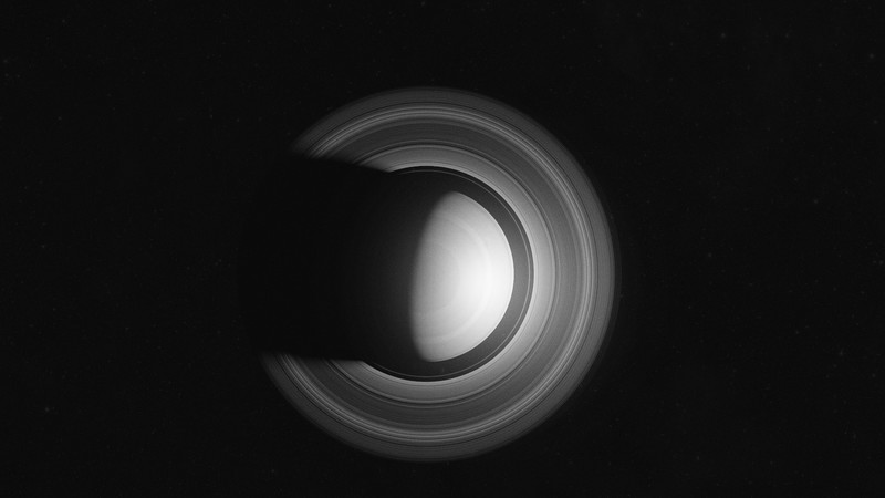 Saturn, black, dark, black background