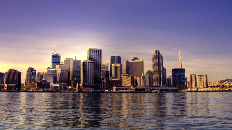 San Francisco, skyscraper, bay, city, cityscape