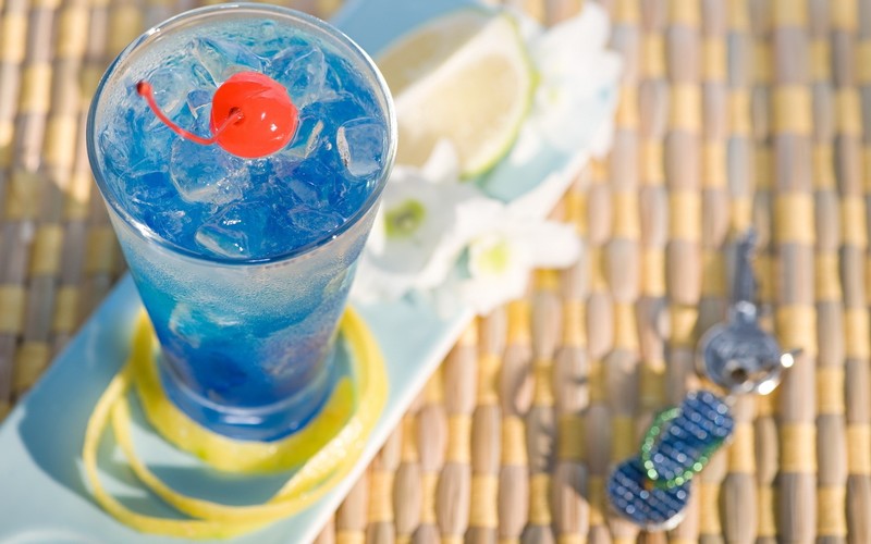 drink, cocktail, keys, lime, ice cubes