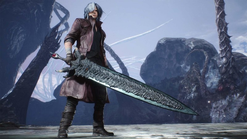 Devil May Cry, Devil May Cry 5, Dante (Devil May Cry), sword, video games