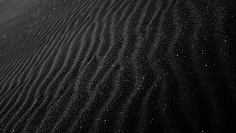 sand, black, texture, granules, shine, 4k