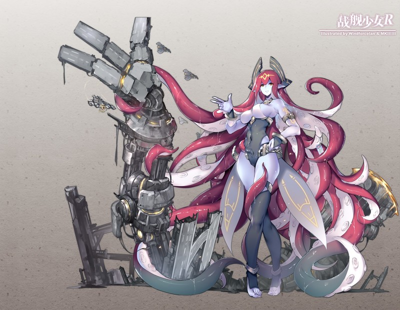 anime girls, anime, Warship Girls, Windforcelan