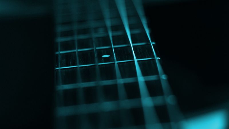 guitar, strings, griff, fingerboard, musical instrument, focus, 4k
