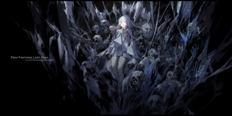anime girls, anime, Pixiv Fantasia, doodle, original characters, fantasy girl, swd3e2