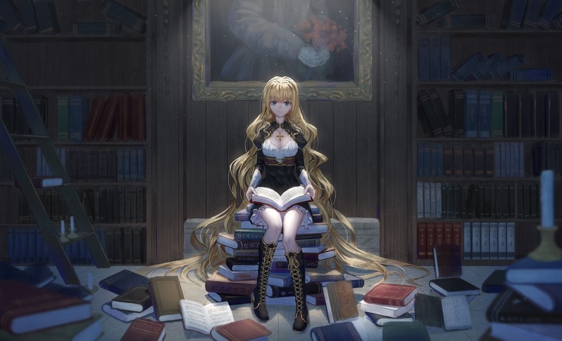 anime girls, anime, original characters