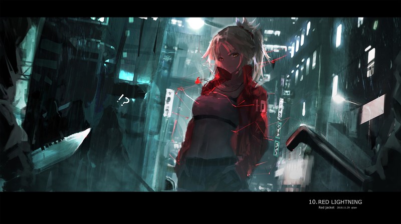 Fate Series, Fate/Apocrypha, anime girls, blonde, Saber of Red, Mordred (Fate/Apocrypha)