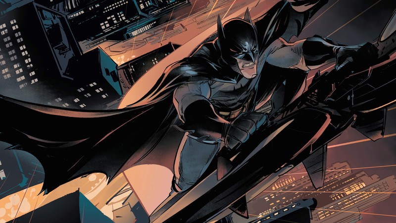 DC Comics, DC Universe, Batman Returns, The Dark Knight, comic art
