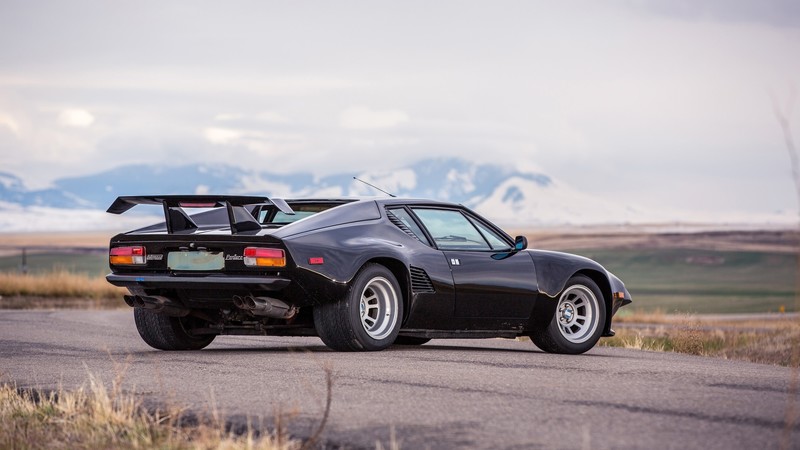 car, vehicle, black cars, DeTomaso Pantera, De Tomaso
