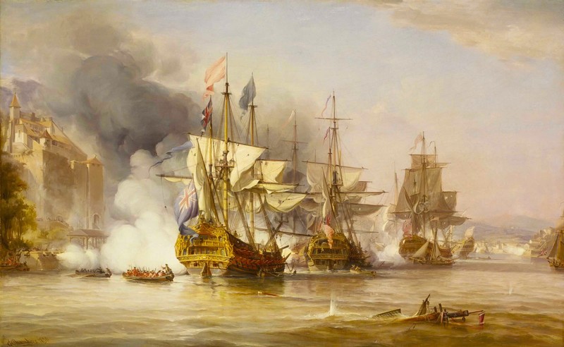 history, sea, battle, military, artwork, ship, sailing ship