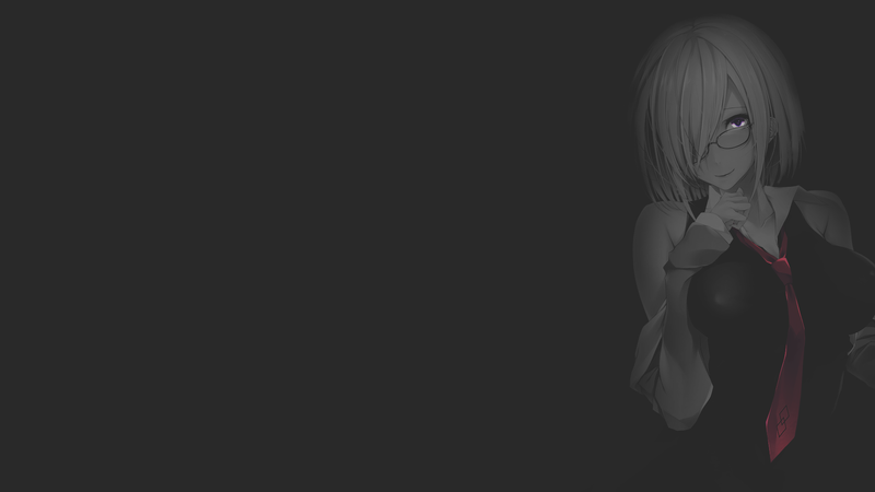 anime, anime girls, illustration, night, dark background, selective coloring, digital art, Fate/Grand Order, Akane Shinjou