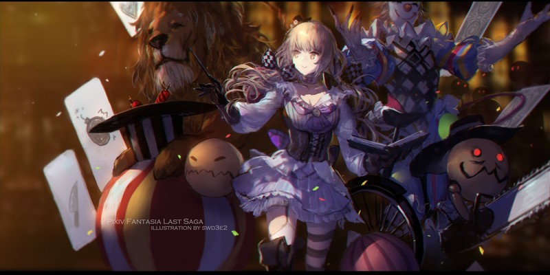 anime girls, anime, Pixiv Fantasia, doodle, fantasy girl, swd3e2