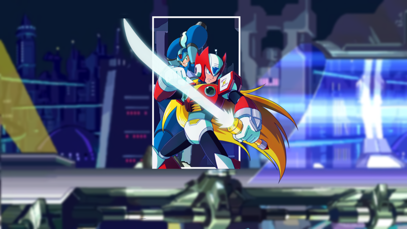 Mega Man, video game characters, retro games, picture-in-picture, video game art