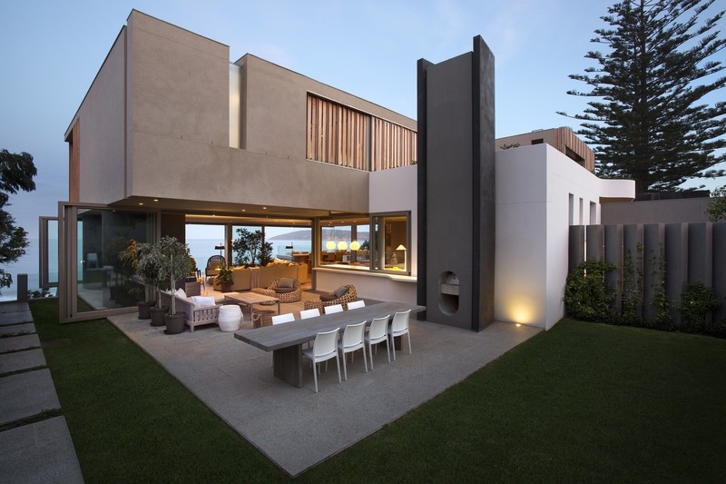 house, modern, playground