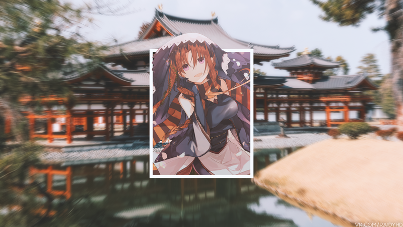 anime girls, anime, picture-in-picture