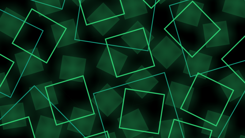 square, vector, lines, green