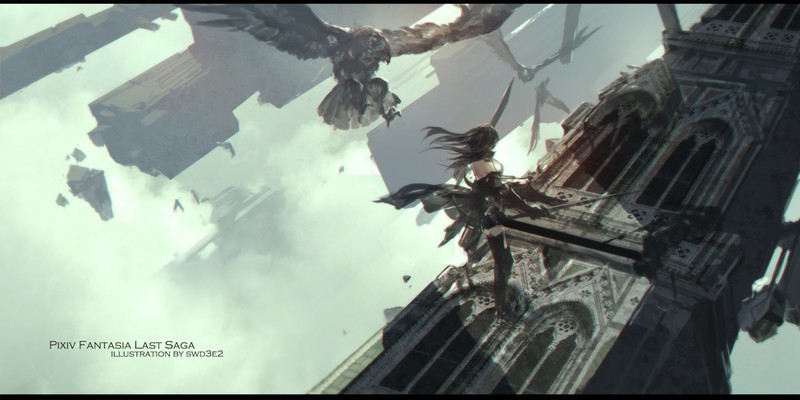 anime girls, anime, Pixiv Fantasia, fantasy art, fantasy girl, swd3e2