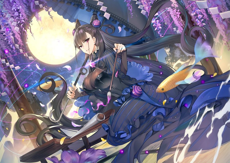 anime girls, anime, Fate/Grand Order, Murasaki Shikibu (Fate/Grand Order)