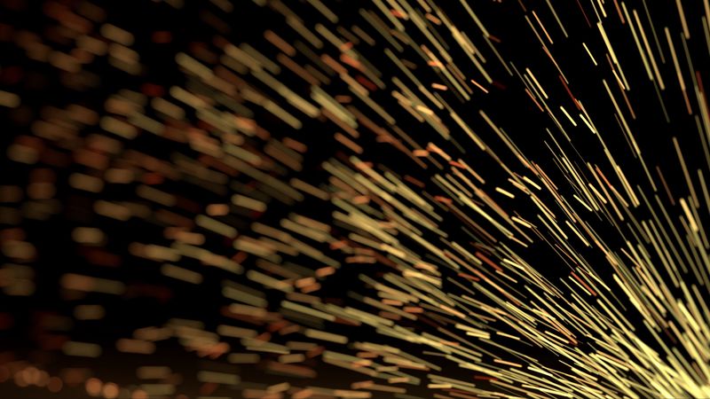 sparks, scatter, abstraction, lines, fall, 4k