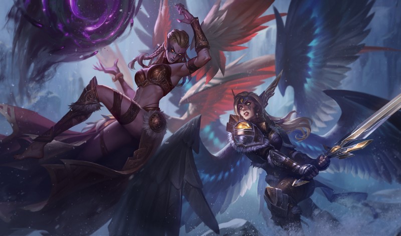 League of Legends, Morgana (League of Legends), Kayle (League of Legends)