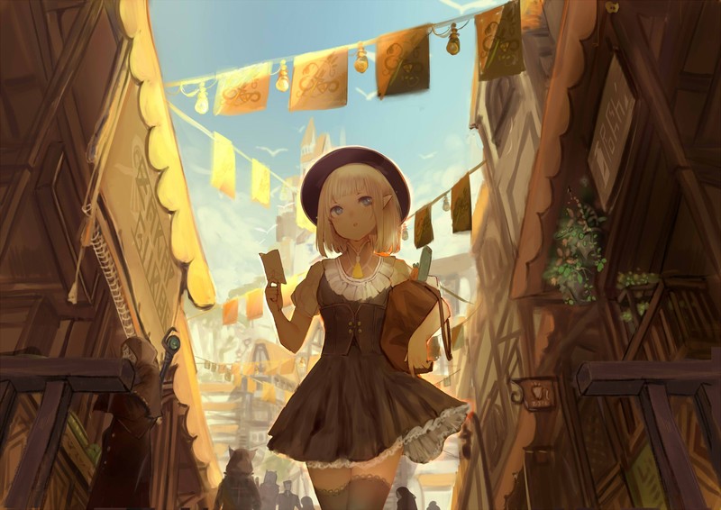 anime, anime girls, original characters, fantasy girl