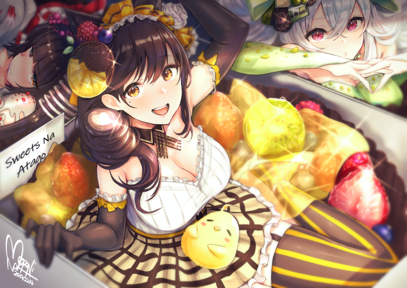 anime girls, anime, Azur Lane, Atago (Azur Lane), Takao (Azur Lane), Graf Zeppelin (Azur Lane), MappaNinatta