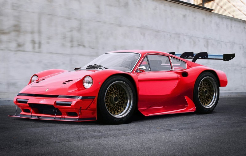 Ferrari, car, vehicle, red cars, dino