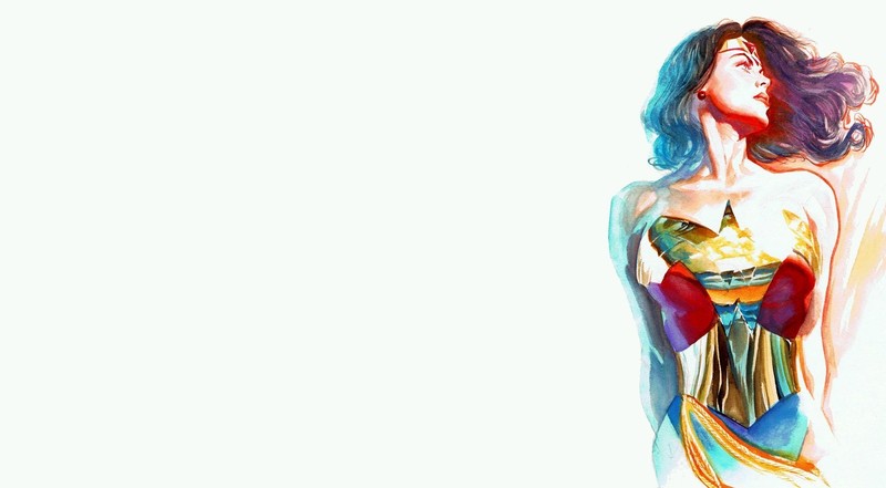 fantasy girl, Wonder Woman, artwork, simple background